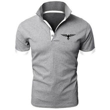 Load image into Gallery viewer, Polo collar contrasting color shirt office fashionable new T-shirt polo shirt men's summer top business casual breathable
