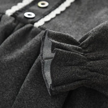 Load image into Gallery viewer, Simple Bow Long Sleeve Girls Dress
