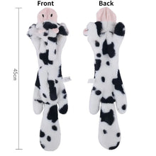 Load image into Gallery viewer, Funny Simulated Animal No Stuffing Dog Toy with Squeakers Durable Stuffingless Plush Squeaky Dog Chew Toy Crinkle Pet Squeak Toy
