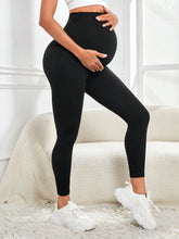 Load image into Gallery viewer, Maternity Leggings Over TheBelly Buttery Soft Pregnancy Workout Pants High Waisted Maternity Activewear for Women
