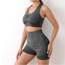 Load image into Gallery viewer, Yoga Set Gym Shorts Women Sport Bras Brassiere Workout Tops for Women Yoga Clothes Fitness Leggings Gym Set Seamless Yoga Sets
