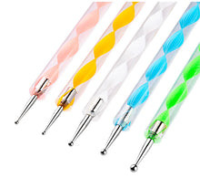 Load image into Gallery viewer, Nail Art Brushes Nail Art Tool Set Nail Dotting Tools Nail Dust Brush Striping Long Lines Nail Drawing Pen Nail Design
