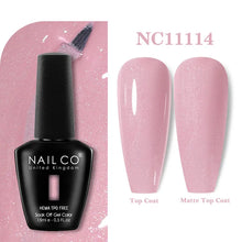 Load image into Gallery viewer, NAILCO 333 Colors Gel Nail Polish Semi Permanent Varnishes Nails Art Design Hybrid Soak Off Top Base Coat UV Gel Manicure 15ml
