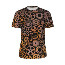 Load image into Gallery viewer, Gym T Shirt For Men Steampunk Design T-Shirts Fashion Wonderful Clockwork Vintage Summer Tees O Neck Streetwear Design Tops
