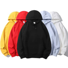 Load image into Gallery viewer, Soft and skin friendly hoodie men's solid color autumn and winter hot selling simple and comfortable sports shirt
