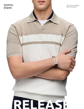 Load image into Gallery viewer, Cotton Patchwork Casual Summer Polo
