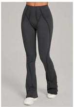 Load image into Gallery viewer, Gym Workout Women's Wide-Leg Tight-Fitting Hip-Lifting Yoga Flared Pants Dance High-Waist Flared Casual Outdoors Sports Trousers
