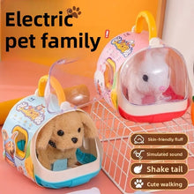 Load image into Gallery viewer, New Children's Simulation of Electric Plush Animal Toys, Play House Gifts for Boys and Girls with Sound Pet Toy Sets with Cages！
