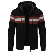 Load image into Gallery viewer, Hooded Knit Sweater Coat with Fleece Lining
