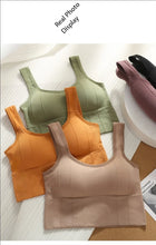 Load image into Gallery viewer, Breathable Sports Bra Anti-Sweat Fitness Top Women Seamless Yoga Bra Shockproof Crop Top Push Up Sport Bra Gym Workout Top

