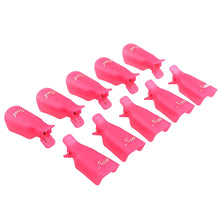 Load image into Gallery viewer, LULAA 10Pcs/16Pcs Plastic Nail Art Soak Off Cap Clip UV Gel Polish Remover Wrap Tool for Fingernail Removal Soak Off Clips
