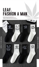 Load image into Gallery viewer, 10 pairs of men's sports socks, casual, breathable, and versatile. Ghost face graffiti personalized socks
