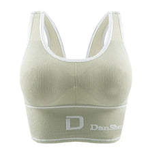 Load image into Gallery viewer, Women's Sports Letter Bras Fitness Seamless Plus Size Bra Tops Full Coverage Wireless Femme Bralette Bra
