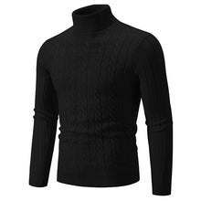 Load image into Gallery viewer, Slim Solid Turtleneck Pullover
