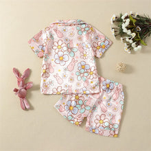 Load image into Gallery viewer, Striped Button Pajama Set
