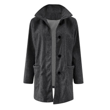 Load image into Gallery viewer, Womens Wool Cardigan Coats With Pockets Ladies Lapel Long Jacket Coat Fashion Solid Casual Winter Jackets for Women Plus Coat
