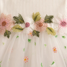 Load image into Gallery viewer, Floral Mesh Princess Baby Dress
