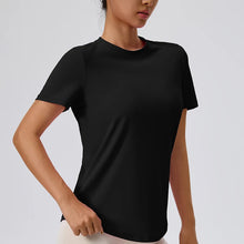 Load image into Gallery viewer, Yoga Classic T-shirt Women's Fitness Yoga Clothing Short Sleeve Round Neck Sports T-shirt
