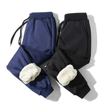 Load image into Gallery viewer, Mens Thick Fleece Thermal Trousers Outdoor Winter Warm Casual Pants Joggers
