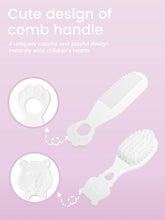 Load image into Gallery viewer, Baby Grooming Kit Baby Care Set BPA Free Cute Design Comb Brush Nail Clippers Scissors Safe Newborn Infant Grooming Tools
