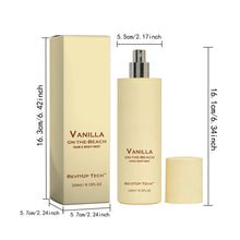 Load image into Gallery viewer, Vanilla Beach Fragrance Mist Moisturizing Hydrating Body Spray Skin Smoothing Daily Gentle Care Intense Scent Lock Professional
