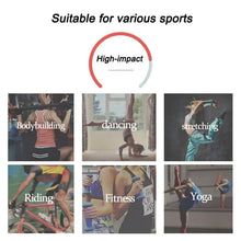 Load image into Gallery viewer, New Woman Yoga Set Color Blocking Sexy Sport Bra Yoga Underwear with Chest Pad High Waist Stripe Running Fitness Shorts Yoga Set

