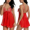 Load image into Gallery viewer, Women Lace Babydoll Nightwear Set

