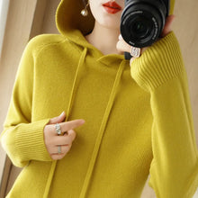 Load image into Gallery viewer, Soft Knit Hooded Pullover Sweater
