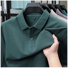 Load image into Gallery viewer, Men's 100% Cotton Polo Shirt - Summer Casual Breathable Tee,19 Colors,Ideal for Golf and Sports,Business Casual,Silk-Like Finish
