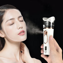 Load image into Gallery viewer, Mist Sprayer Handheld Nano Beauty Instrument Mini Hydrating Humidifier Skin Care LED Display Portable Facial Steamer Nebulizer
