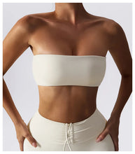 Load image into Gallery viewer, Sports Bra Sport Top Woman Gym Underwear Strapless Bustier Breathable Elastic Workout Tops Fitness Training Brassiere Yoga Bras
