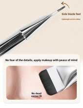 Load image into Gallery viewer, Ultra Thin Foundation Brush Makeup Mixing Palette with Spatula Flat Face Contour Brush Cosmetic Puff Blender Beauty Makeup Tools
