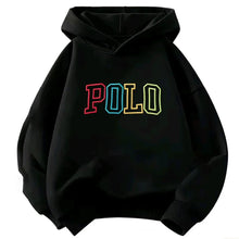 Load image into Gallery viewer, Children Hooded Kids Hoodie Colorful Gradient POLO Letter Print Long Sleeve Pullover Sweatshirt Boy Girl Casual Autumn Outerwear
