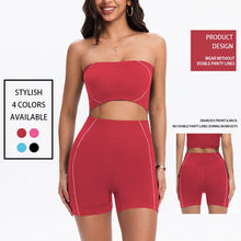Load image into Gallery viewer, Women's Side Line Contrast Yoga Set Flat Seam Moisture Wicking Anti Rubbing Outdoor Workout Daily Trendy Fitness Two Piece Suit
