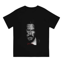 Load image into Gallery viewer, Monochrome Graphic Cotton Tee Men

