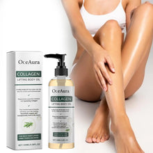 Load image into Gallery viewer, OceAura Collagen Body Oil Tighten Skin Elasticity Increased Moisturizing Body Smooth Non-greasy Rosemary After Shower Body Oil
