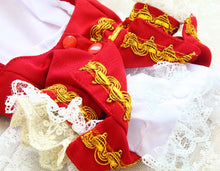 Load image into Gallery viewer, Handmade Unique Design Dog Clothes European Court Style Pet Costume Suit Lace Cuffs Collar Twin Sets Apparel Cat Poodle Maltese
