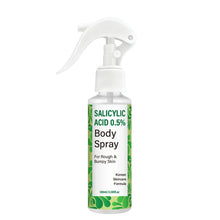 Load image into Gallery viewer, Salicylic Acid 0.5% Body Spray with Glycolic Acid and Panthenol – Korean Skincare Formula for Rough, Bumpy.
