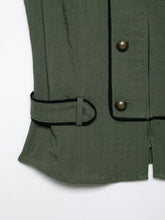 Load image into Gallery viewer, Women's Top 2026 Summer Elegant Fashion Silky Vacation Halter Neck Backless Sexy Unique Army Green Beach Style Party Women's Top
