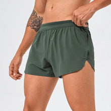 Load image into Gallery viewer, Men Marathon Racing Gym Sports Shorts Anti-escaping Lining Quick Dry Workout Training Fitness Jogging Short  Arrow Pants
