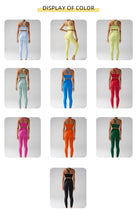 Load image into Gallery viewer, Women's Yoga Set Workout Set 2 Piece High Waist Yoga Leggings Sports Bra Gym Suit Activewear Sports Fitness Set Sports Suit
