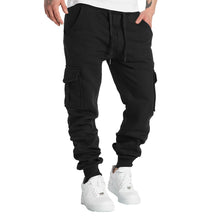 Load image into Gallery viewer, New Mens Sweatpants Straight Fit Joggers for Sports and Streetwear Loose Oversized Drawstring Long Pants Men Multi-pocket Pants
