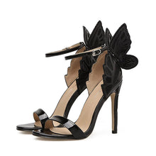 Load image into Gallery viewer, Fashion Women's High Heels Bow Women Sandals Patent Leather Open Toe Party Shoes Buckle Ultra High Heels Women Shoes New Zapatos
