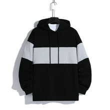Load image into Gallery viewer, Men's patchwork color hoodie light fleece hoodie long sleeve hoodie sports hoodie

