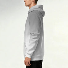 Load image into Gallery viewer, Gray White Gradient Pullover Hoodie

