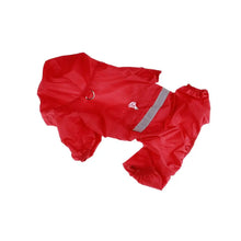 Load image into Gallery viewer, Pet Dog Raincoat Waterproof Puppy Cat Rain Coat Jacket Hooded Outdoor Rainwear Jumpsuit Clothes Small Medium Dogs Apparel
