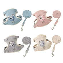 Load image into Gallery viewer, Lovely Small Pet Vest Chest Strap Dog Leash Traction Rope Walking Dog Cat Bunny Vest Harness Poodle Collar Leash Dog Accessories
