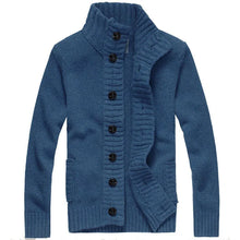 Load image into Gallery viewer, Buttoned Stand Collar Cardigan
