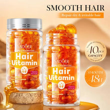 Load image into Gallery viewer, Hair Care Essence Capsules Bee-Infused For Women &amp; Men Hair Care Oil Smooth Repair Damaged Hair Treatment Serum,Vitamin A,E,H,B5
