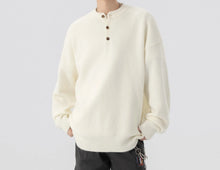 Load image into Gallery viewer, Knitted Sweater Men's Spring and Autumn Loose Casual Hoodie
